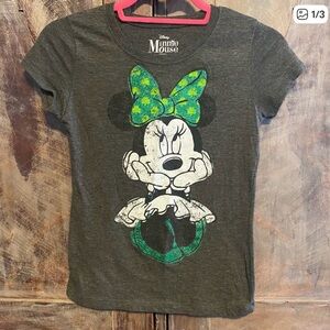 Disney Minnie Mouse St Pattys Day Tee